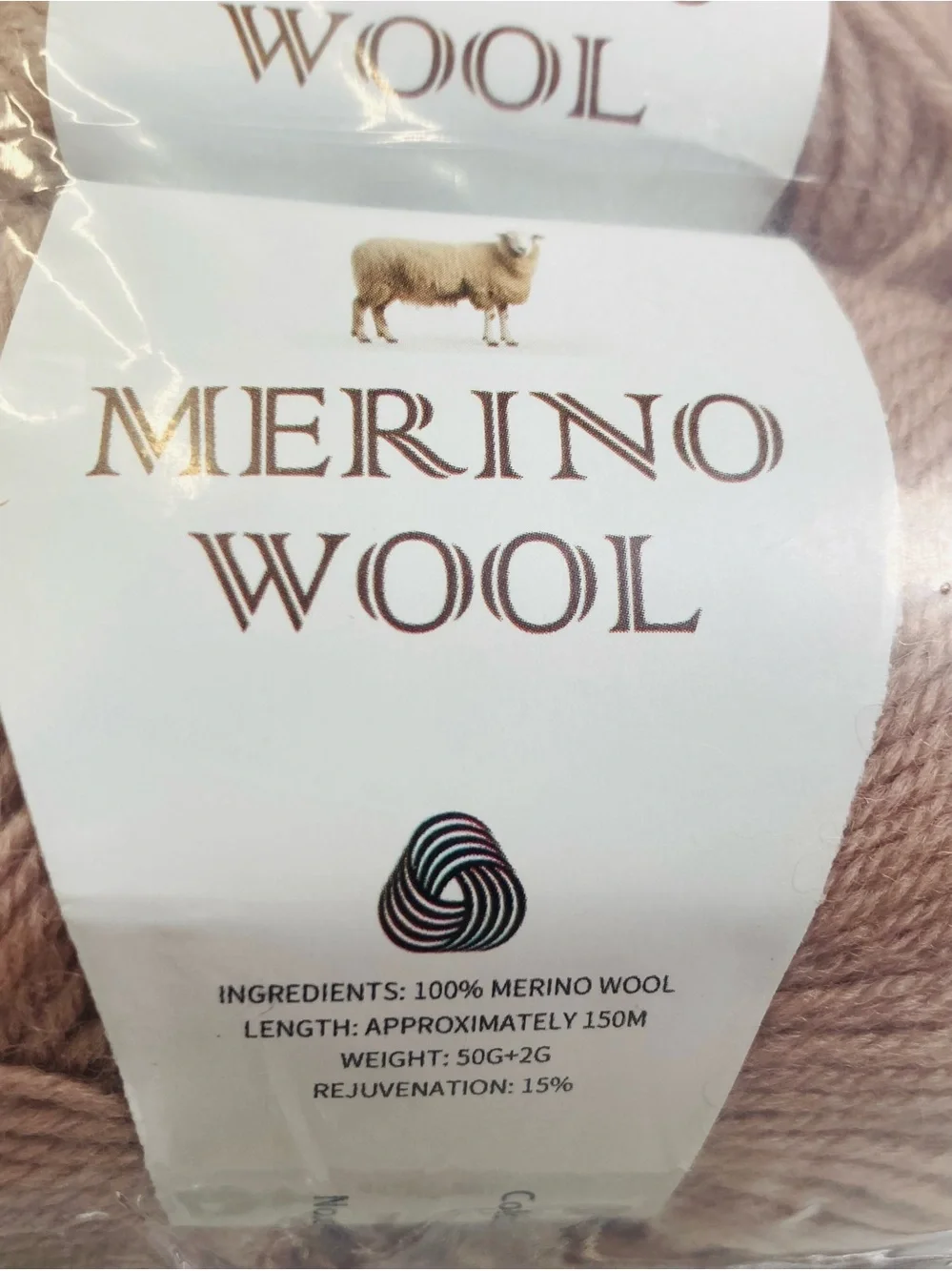 6 NWT (~300g+ total) 100% Merino Wool Yarn by Mengchu in Pastel Pink